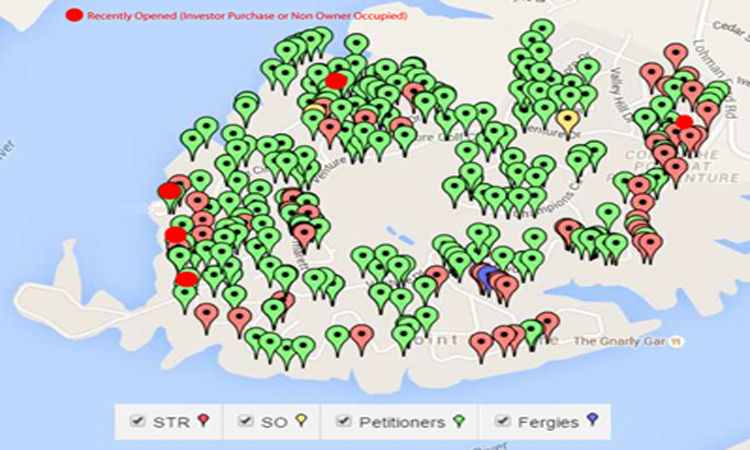 Point Venture Texas is becoming a haven for short term rentals. 